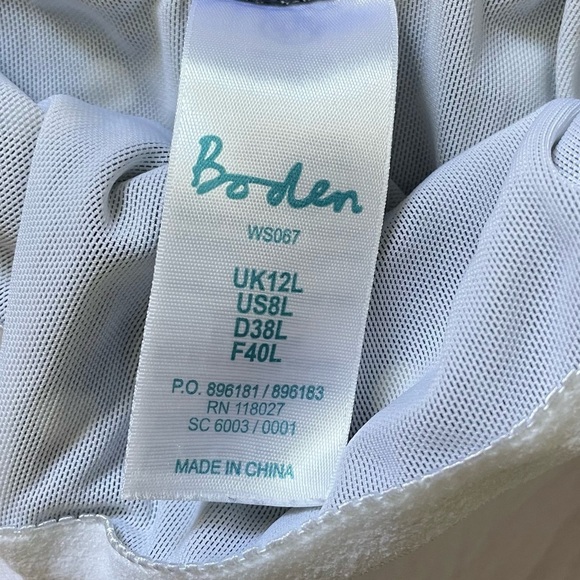 Boden Wrap Front Polka Dot One Piece Bathing Suit Swimsuit in US 8 LONG - Picture 4 of 5